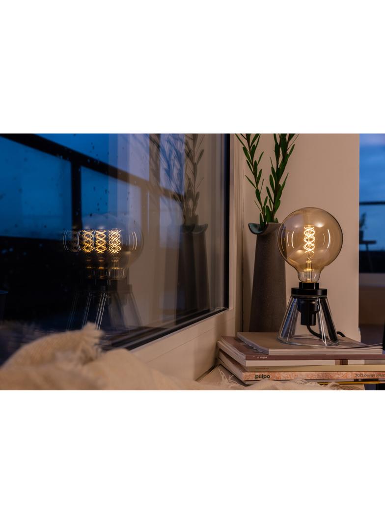 Lampa LED Vintage 1906 GOLD 125 dim 4,8W/822 szkło przezroczyste E27