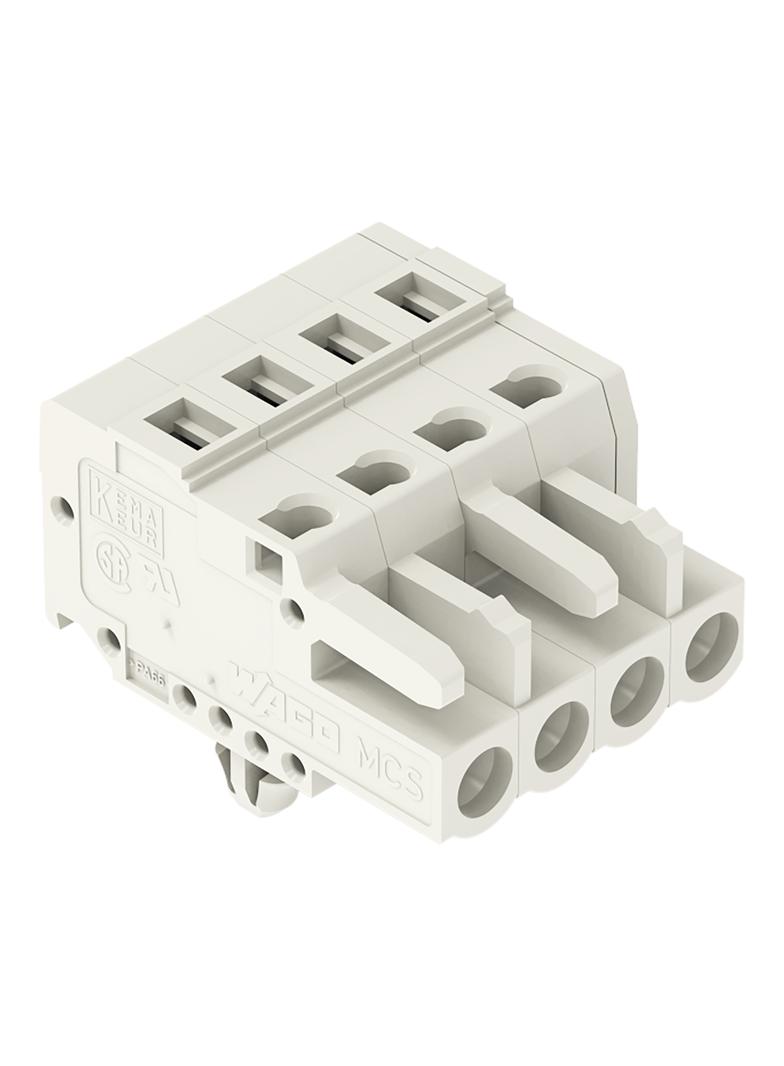 MCS-MIDI Classic gniazdo 4-bieg. j-szare raster 5 mm