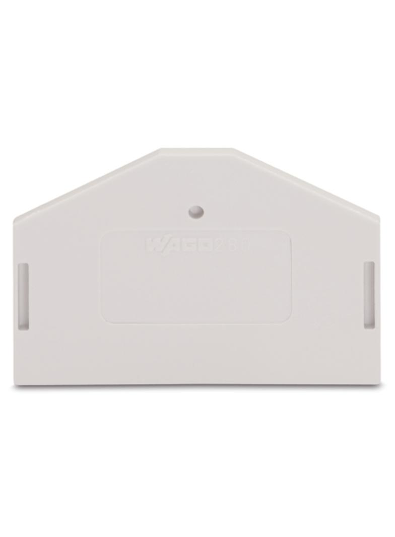 ścianka końcowa jasnoszara