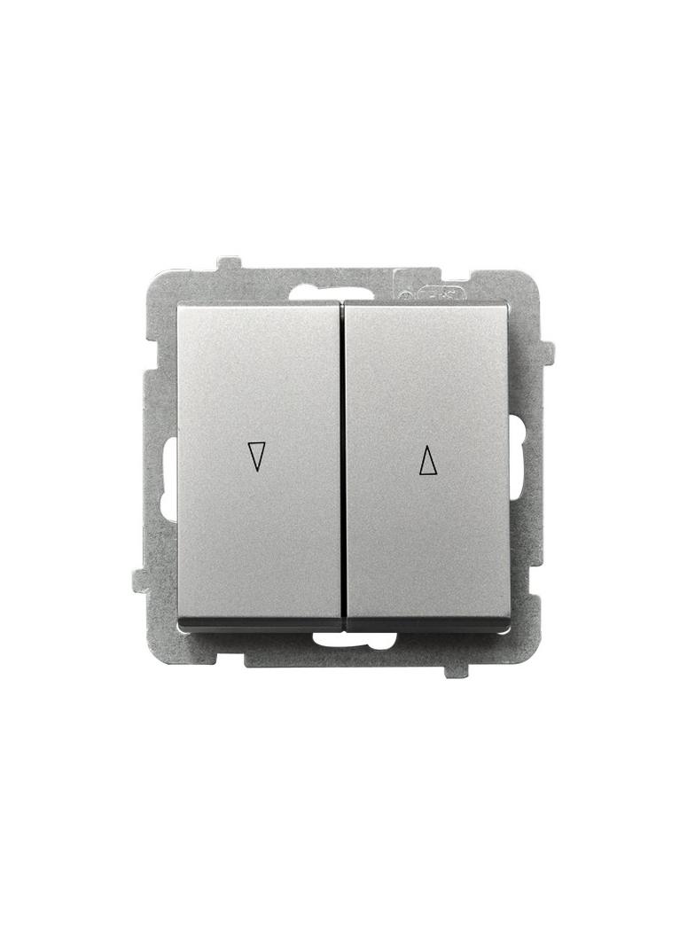 SONATA Łącznik żaluzjowy, zwierny - kolor srebro mat