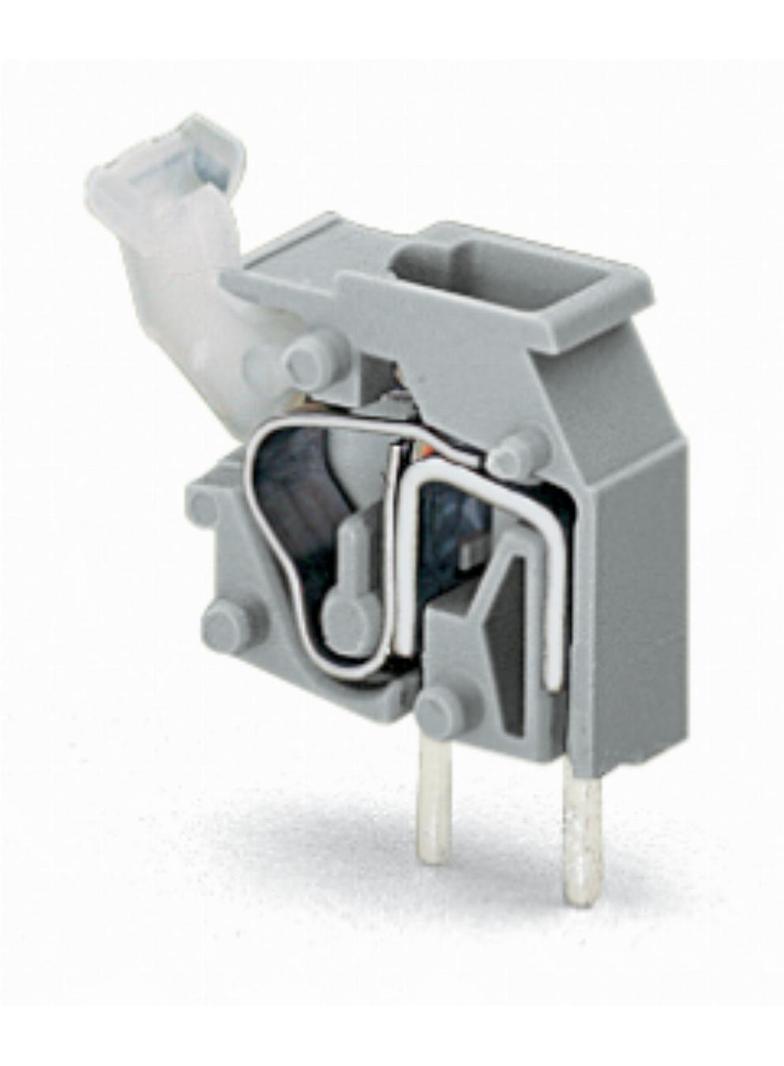 złączka do płytek drukowanych jasnoszara raster 5/5,08 mm