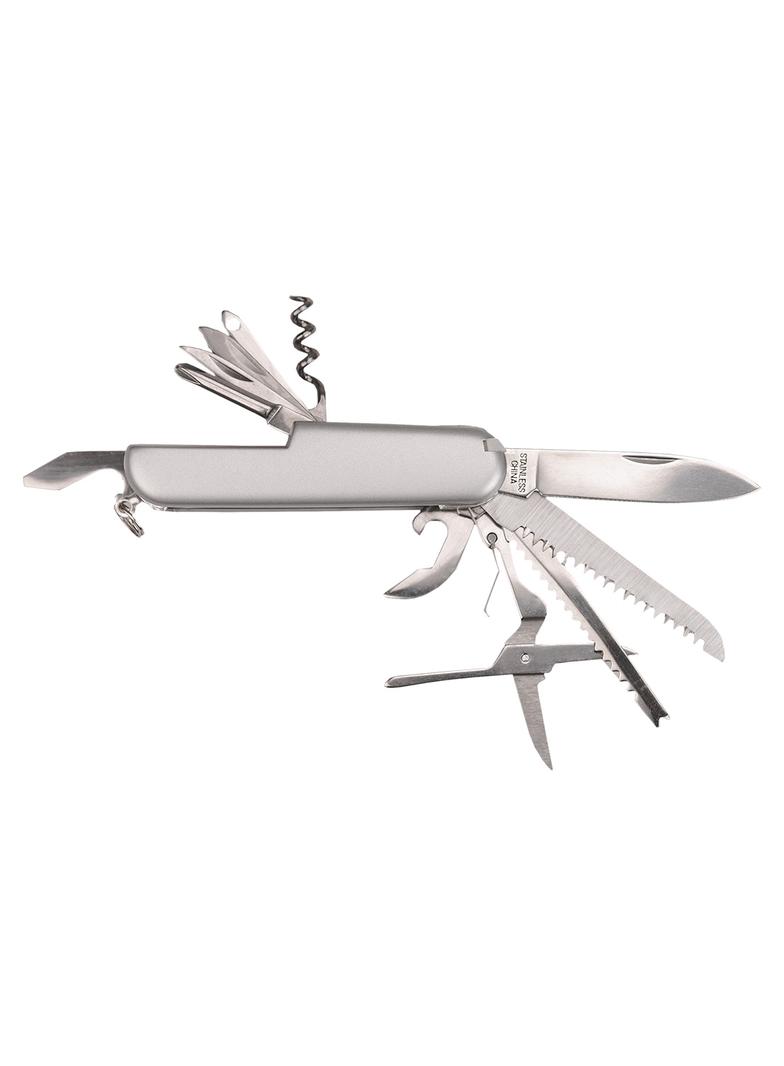 Scyzoryk 11 ostrzy, stal nierdzewna