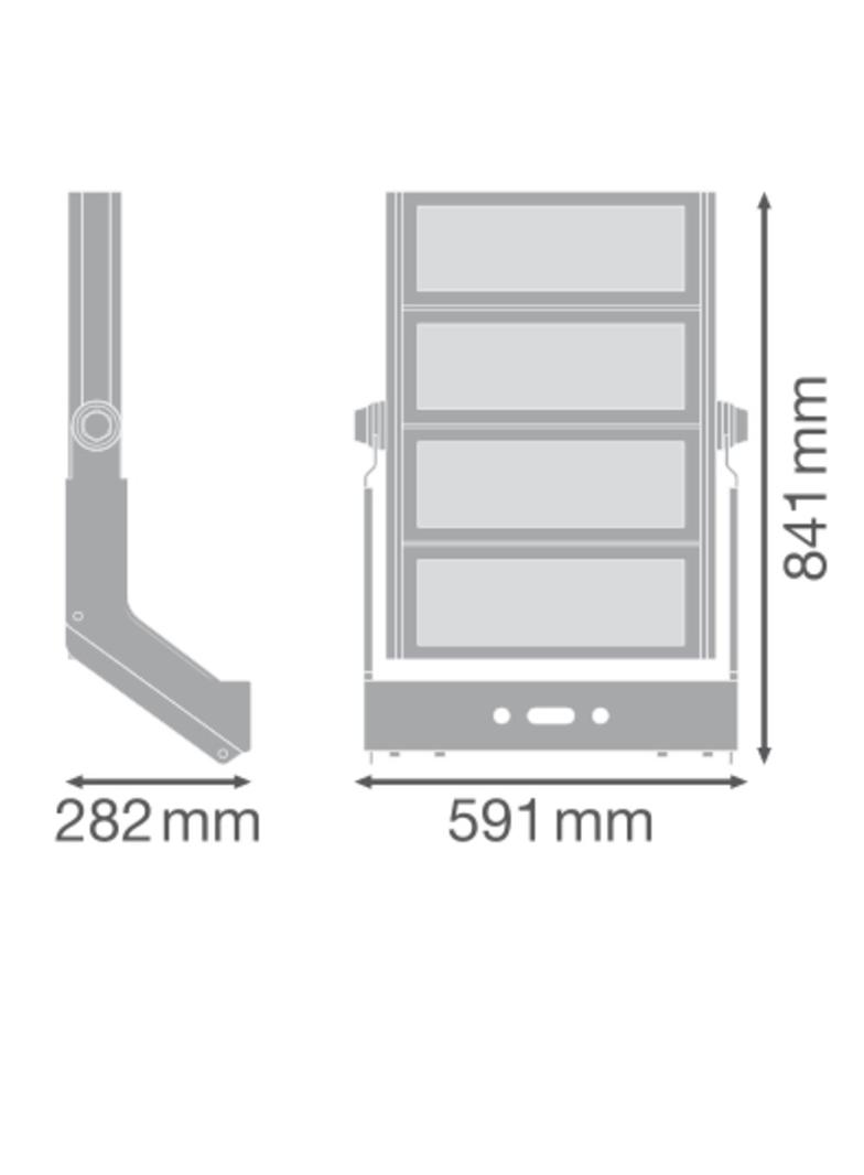 Naświetlacz FLOOD MAX LUM 1200W 757 ASYM 50x110 WAL