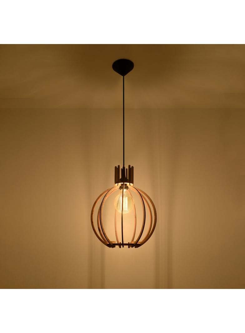 Sollux Lampa wisząca ARANCIA naturalne drewno SL.0391