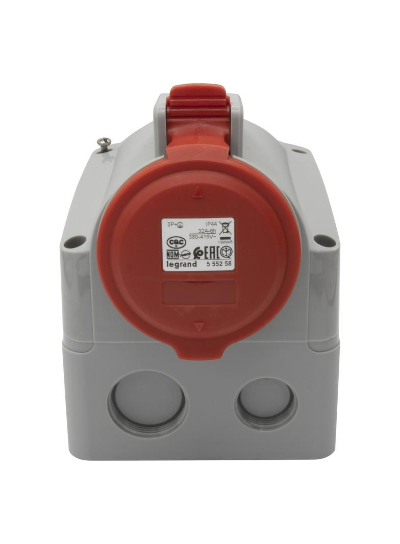 P17 TEMPRA PRO GNIAZDO STAŁE 32A 3P+Z 400V IP44, Legrand