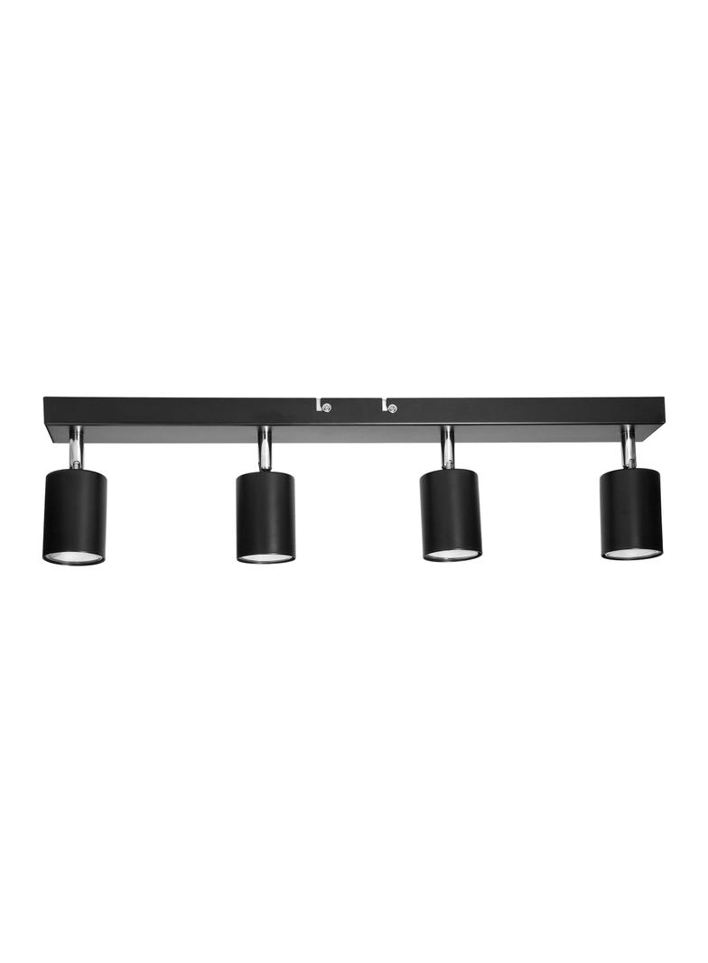DOA SP 4 oprawa ścienno-sufitowa GU10 max. 4x50W IP20 czarna AD-OP-6248BGU10 ORNO