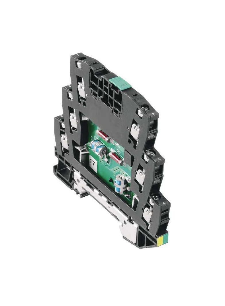 VSSC6 CL FG 12VDC 0.5A Odgromnik (sieci przesyłu danych/technologia MCR), Ochrona przeciwprzepięciowa, MSR, Analogowe, Liczba sygnałów: 1, DC, 12 V, 500 mA, Zacisk /10szt./ 1064260000 WEIDMÜLLER