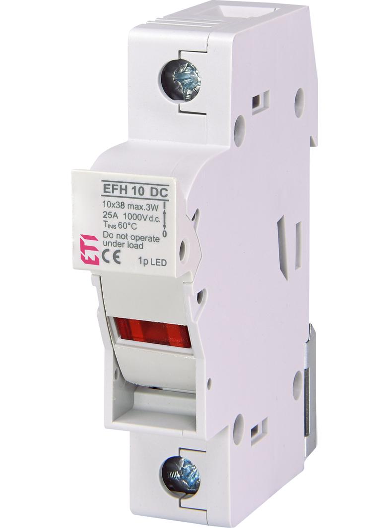 Podstawa bezpiecznikowa DC EFH 10 DC 1P LED 002540211 ETI
