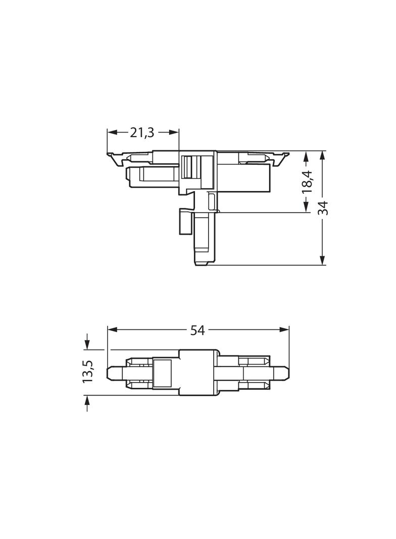 rozgałęźnik typu T /25szt./ WAGO