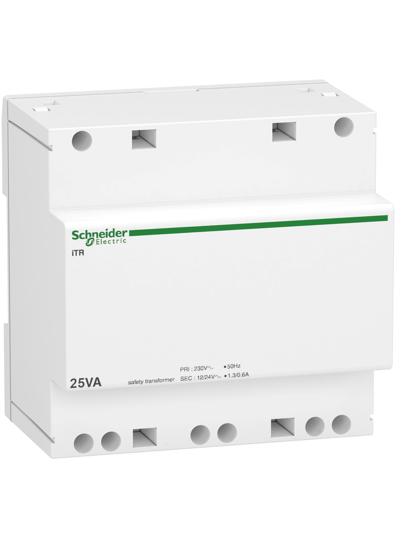 Transformator bezpieczeństwa Acti9 iTR-S-25/12-24 25 VA 12-24 VAC