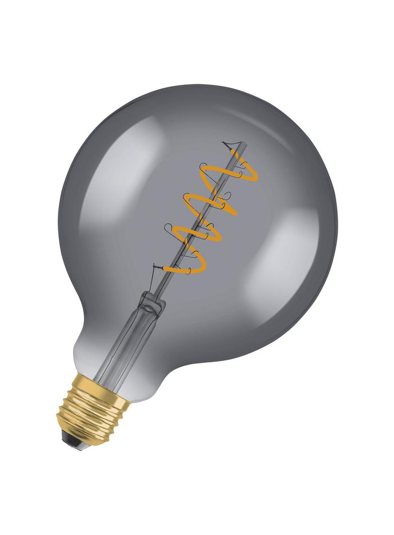 Lampa LED Vintage 1906 CL GLOBE125 Filament szkło przezroczyste SMOKE 15 non-dim 5W 818 E27