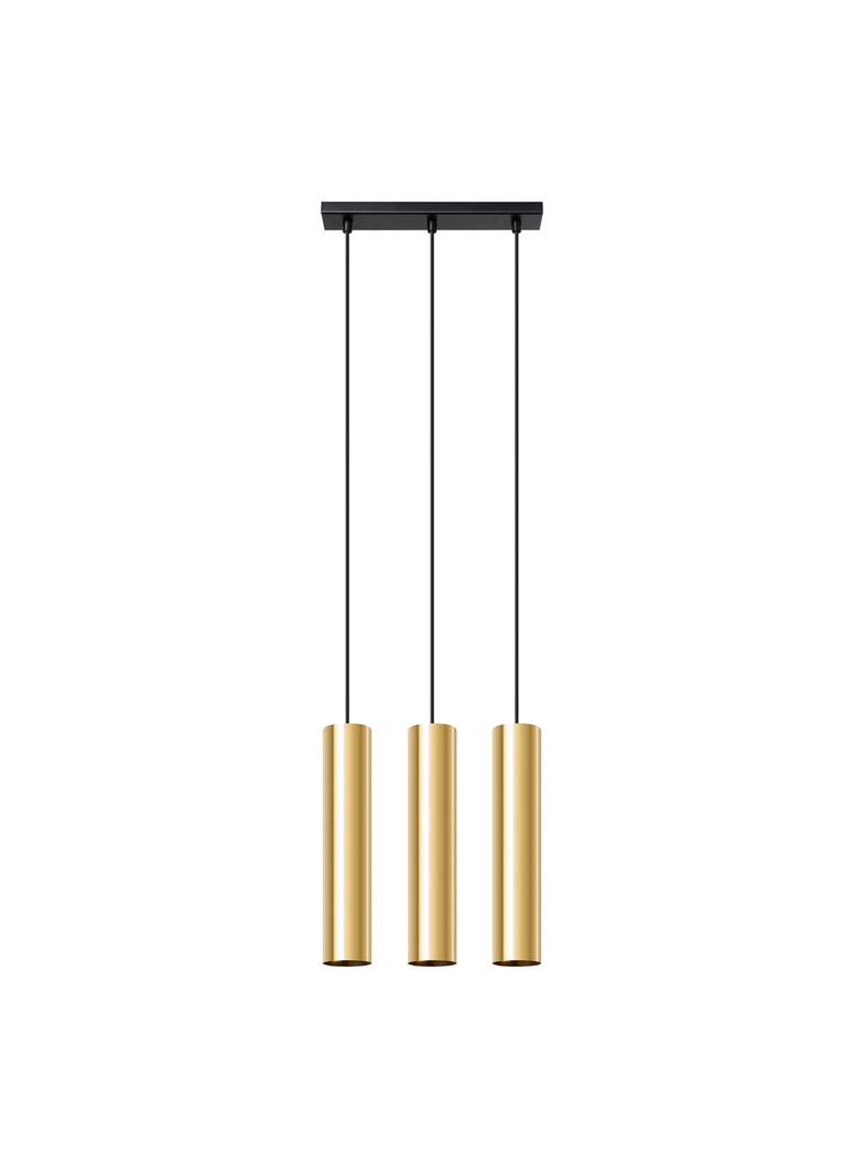 Sollux Lampa Wisząca LAGOS 3 złoty połysk SL.1201