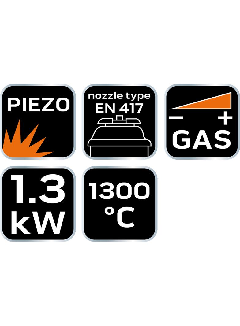 Palnik gazowy nakręcany