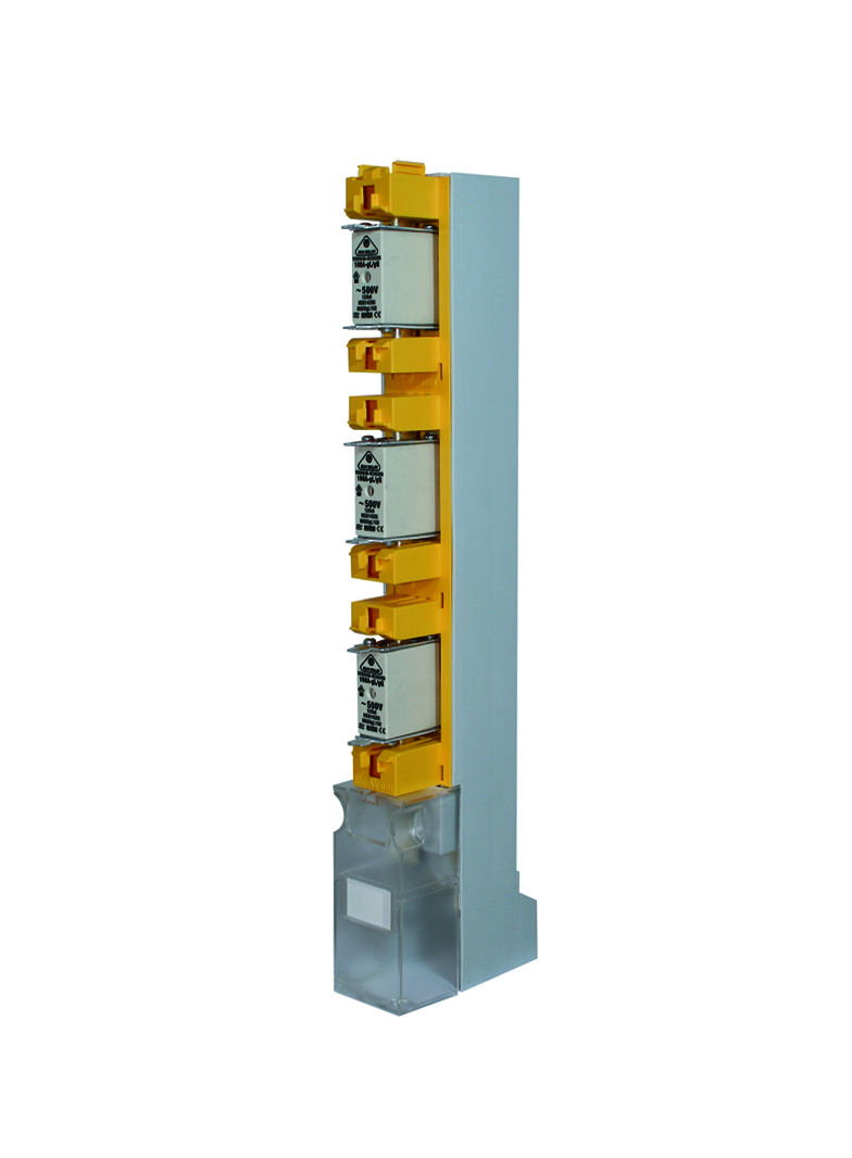 L00-3/100/F/HA  - Listwa bezpiecznikowa, wielkość 00, 160A, rozstaw szyn 100 mm: śruba M8