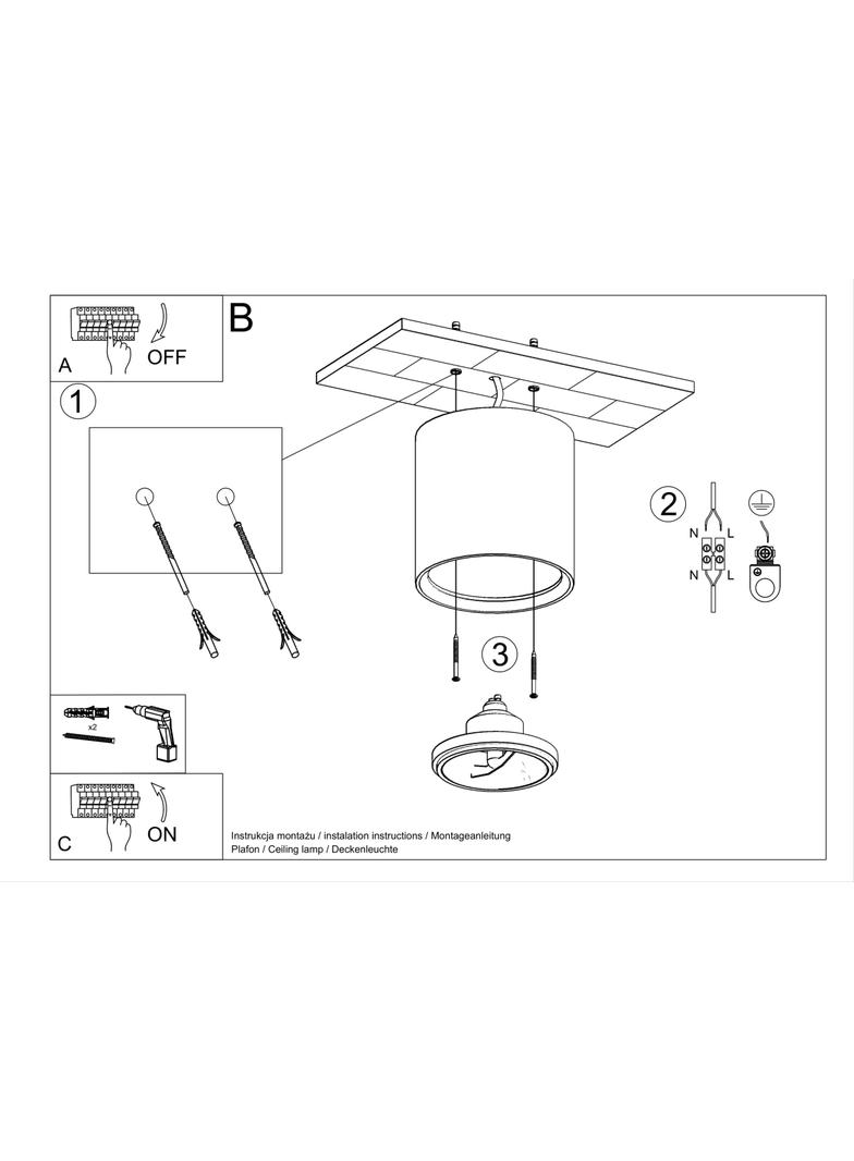 Sollux Plafon ceramiczny KALU SL.0841