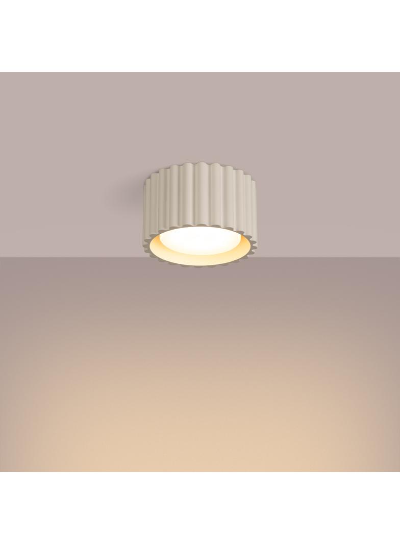 SOLLUX Plafon AURA 1 beżowy Gx53 ; SL.1792