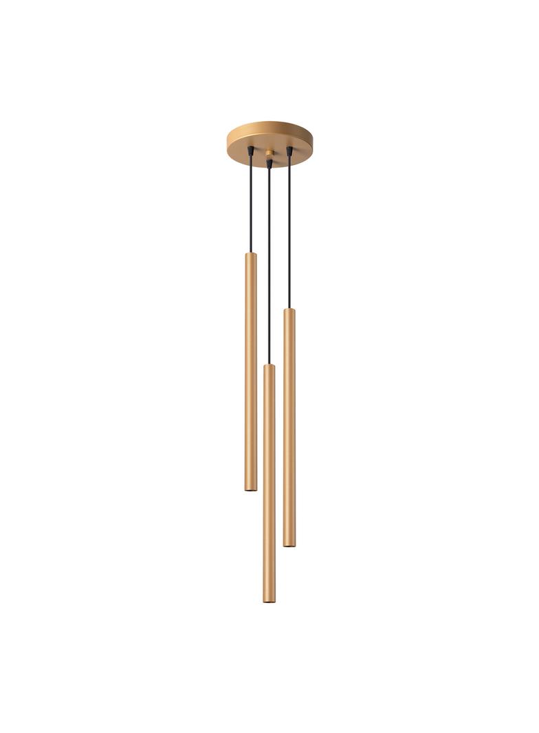Sollux Lampa wisząca PASTELO 3P złota SL.1172
