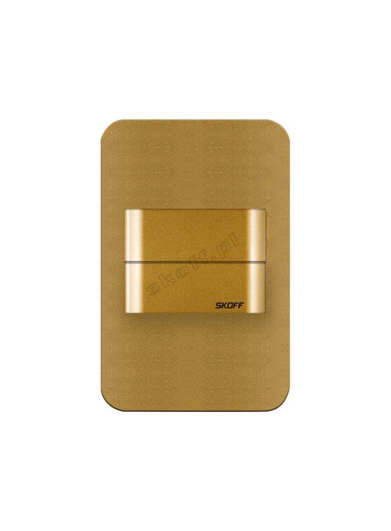 Oprawa DUO SALSA Short LED Light | 10 V DC | 1,6 W | IP 66 |LED | 4000 K | Wykończenie: mosiądz mat|