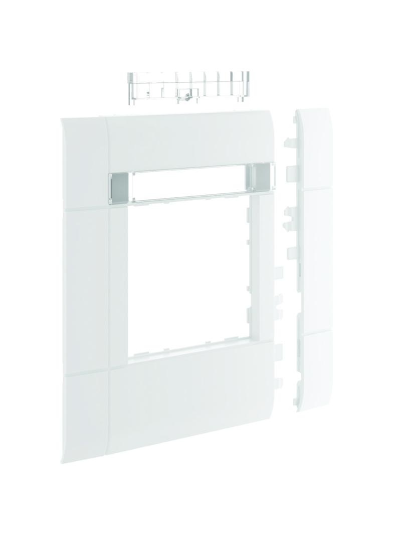 tehalit.WA Maskownica 120mm 1-krotna 55x55mm pole opisowe PC-ABS bezhalog biały GR1202A9016 HAGER