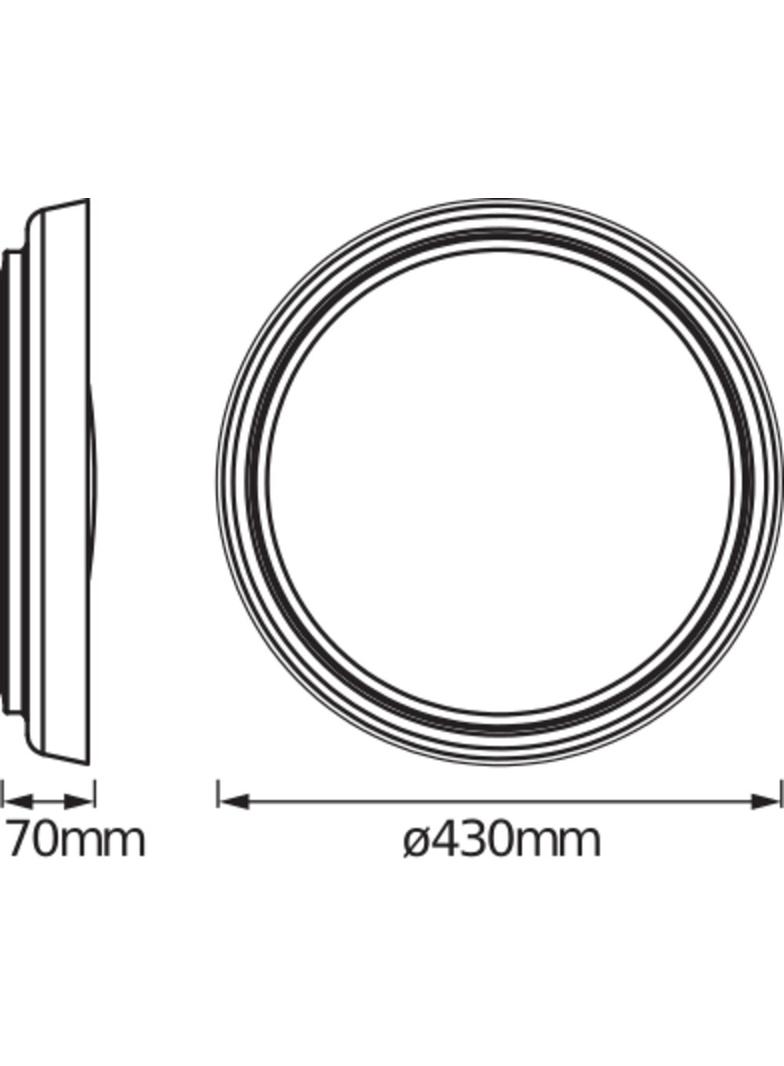 Oprawa SMART+ Orbis Ceiling Plate WIFI TW 430mm WT