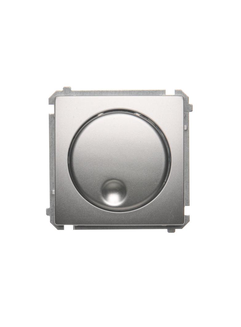 Simon Basic Regulator 1–10 V . Do załączania i regulacji źrodeł światła z zasilaczami sterowanymi 1–10 V srebrny mat BMS9V.01/43 KONTAKT
