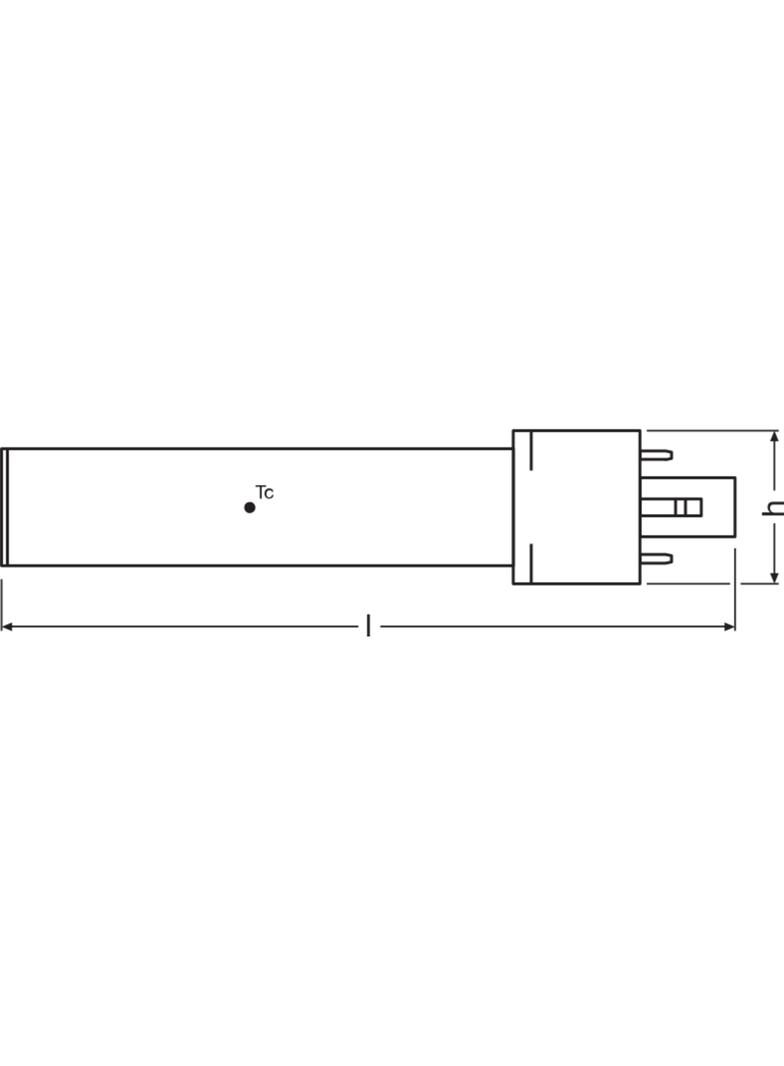 DULUX S LED FR 9 CCG, AC mains 4,5W 830 G23 TRZONKI SPECJALNE LEDVANCE