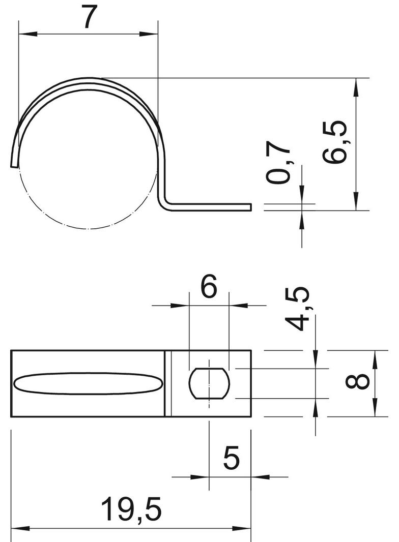 604, OBEJMY MOCUJĄCE 7MM OC