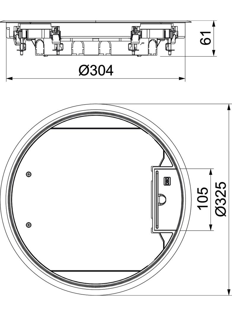 GESR9 55U V 7011, Kaseta zasilająca