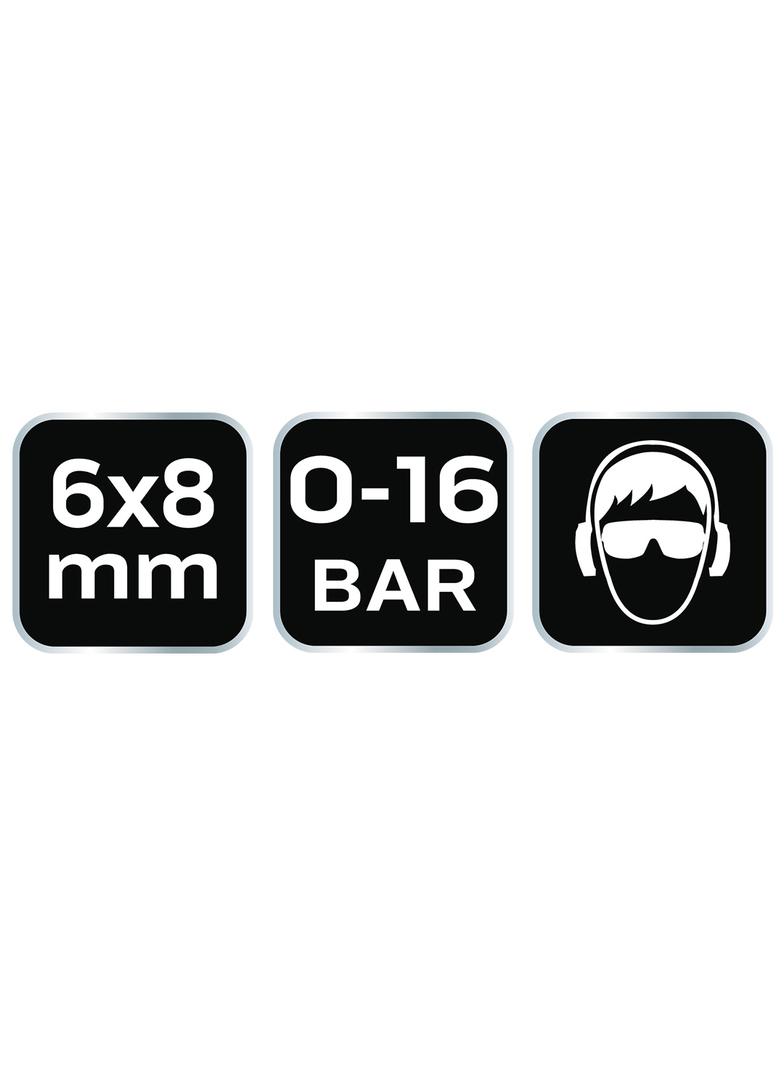 Końcówka do szybkozłączki z wyjściem na wąż 6 mm