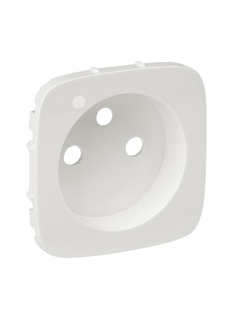 VALENA ALLURE - PLAKIETKA PERŁOWA GNIAZDA 2P+Z Z PODŚWIETLENIEM, Legrand