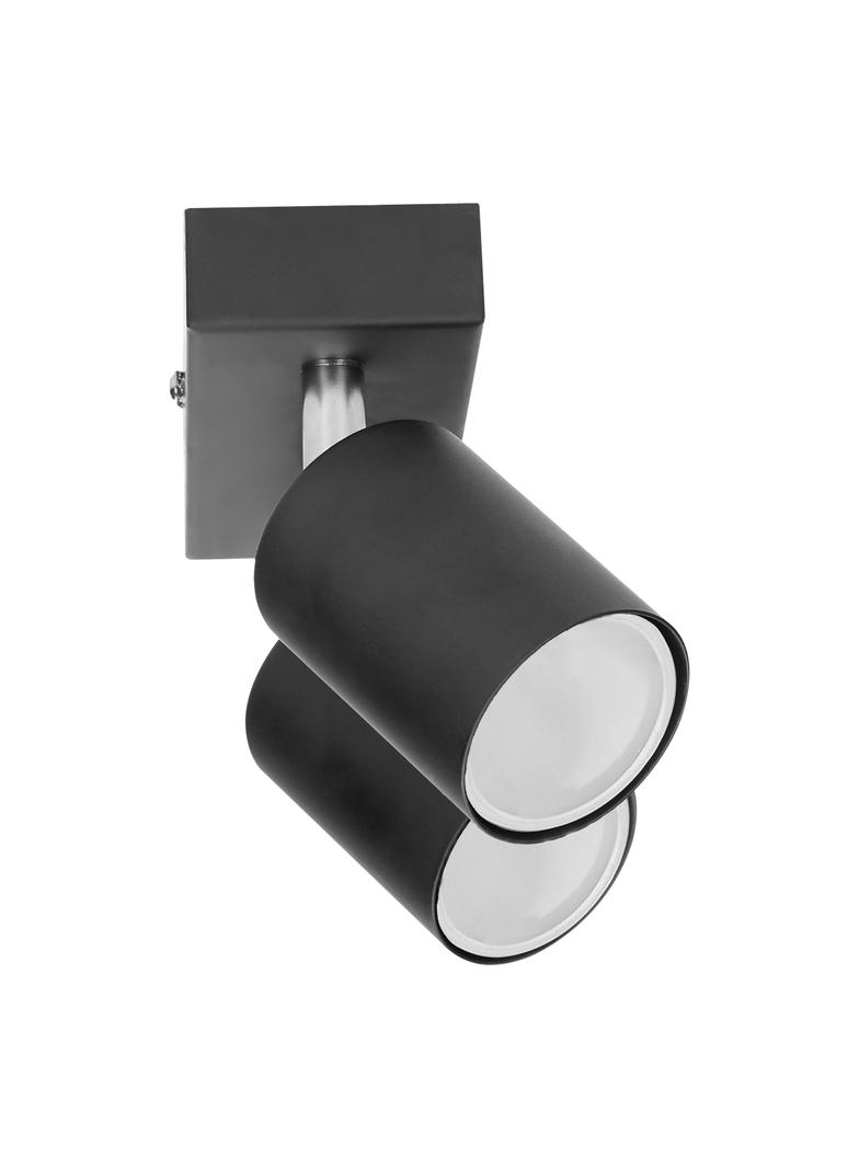 DOA SP 2I, oprawa ścienno-sufitowa, GU10 max. 2x50W, IP20, czarna AD-OP-6194BGU10 ORNO