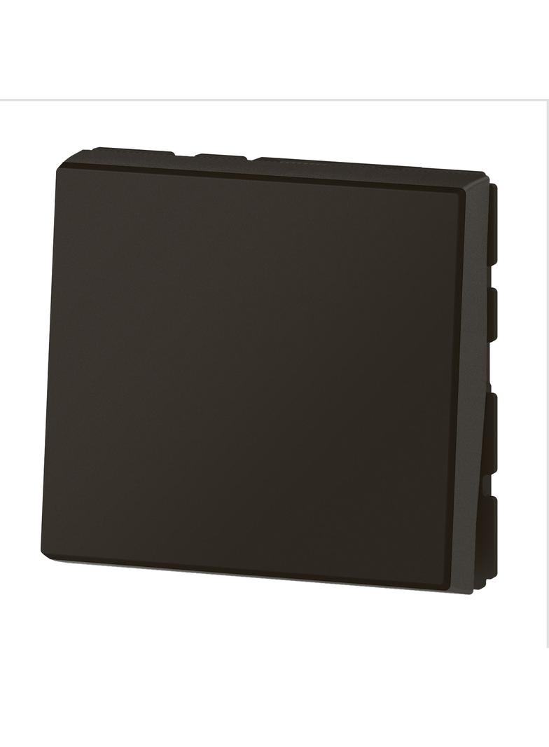 MOSAIC - Przycisk jednobiegunowy 6 A 250 V~ - 2 modułowy - Antracyt, Legrand