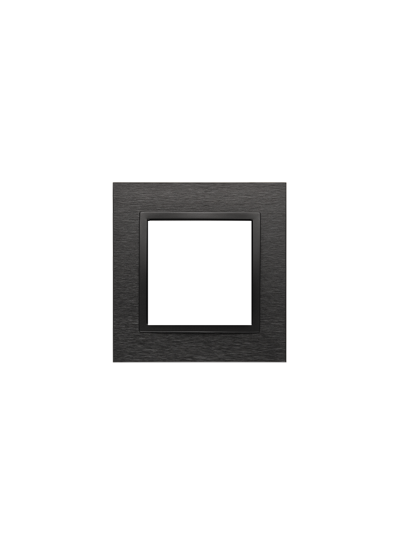 Simon 54 NATURE WMDZ-0110xS-083 Ramka 1-krotna Nature-Metal, INOX DARK, IP20/IP44. (IP44-należy zast DRN1/83 KONTAKT