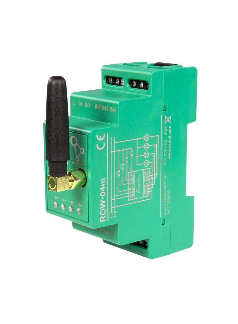 ODBIORNIK WI-FI MODUŁOWY 4-KANAŁOWY TYP: ROW-04M