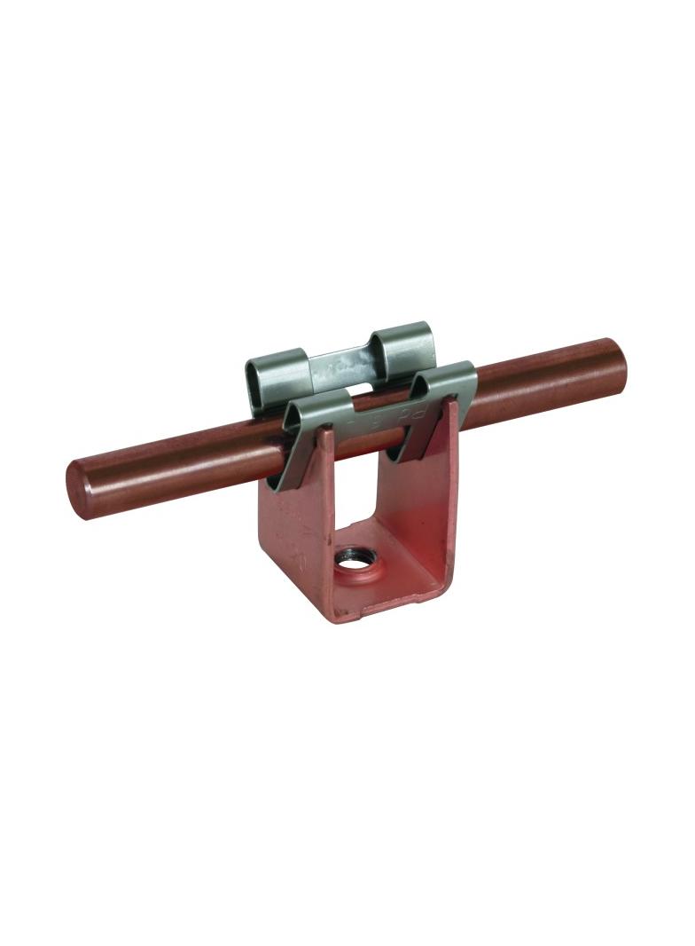 Wspornik DEHNgrip, wys. 20 mm, M6, do drutu 8 mm, Cu