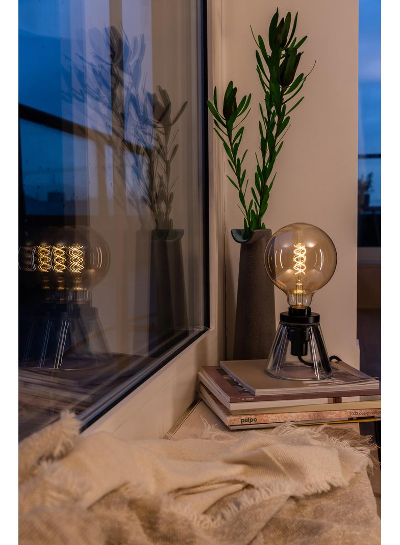 Lampa LED Vintage 1906 GOLD 125 dim 4,8W/822 szkło przezroczyste E27