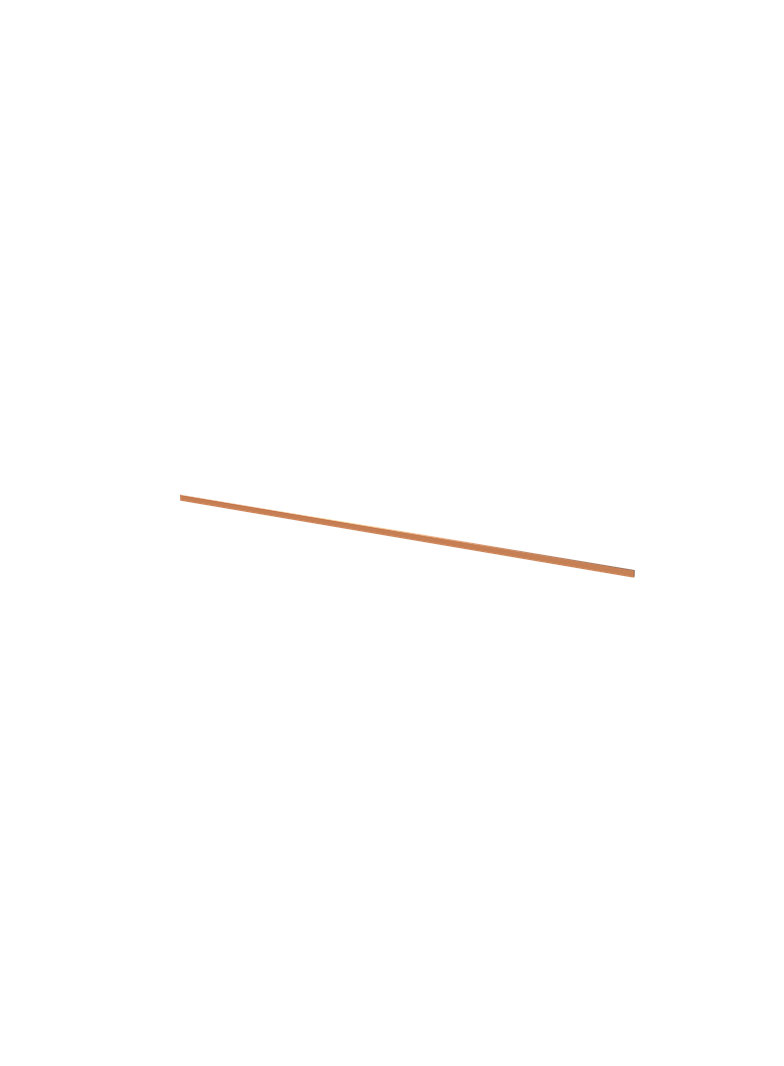 ZX2043 Szyna Cu 12x5mm, L:945mm