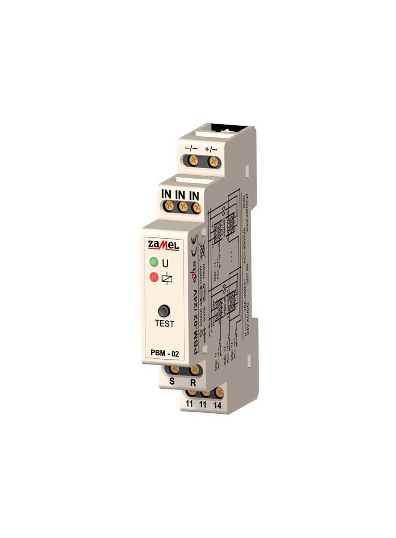PRZEKAŹNIK BISTABILNY 24V AC/DC TYP: PBM-02/24V