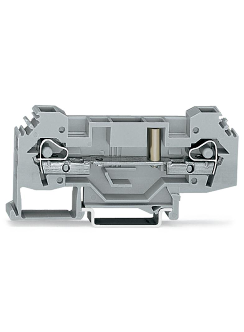 Złączka szynowa przelotowa 6mm2 szara 282‑133 /25szt./ WAGO