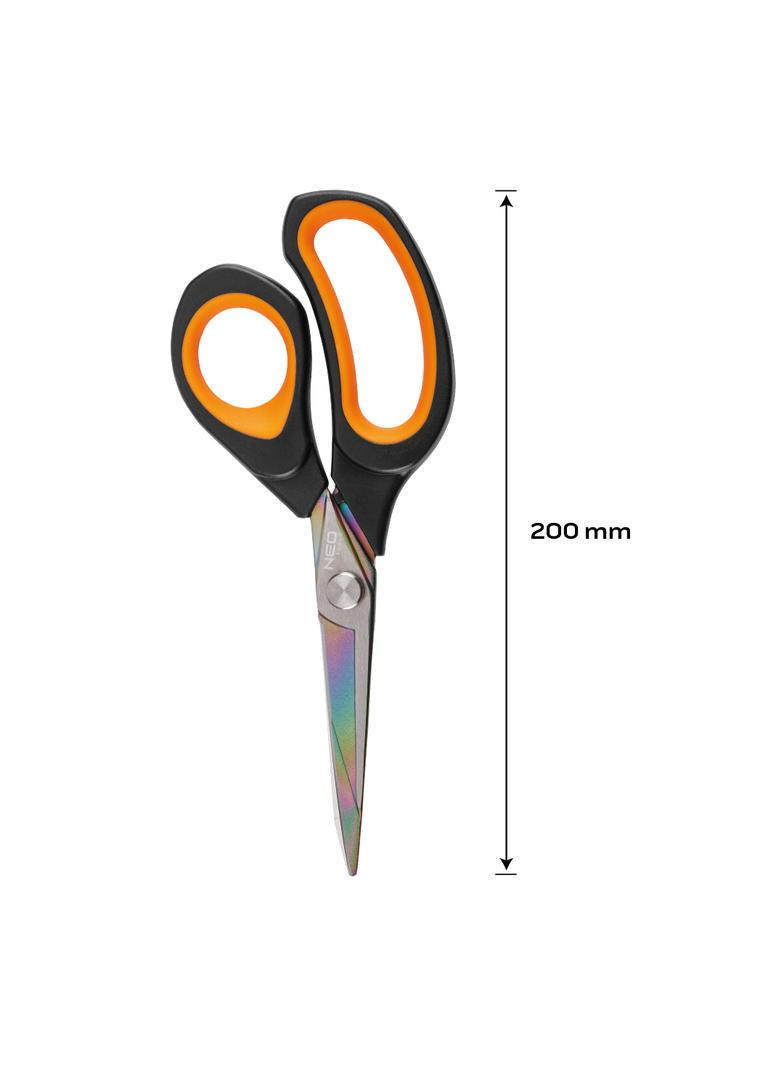 Nożyczki kute, tytanowy finish 200mm
