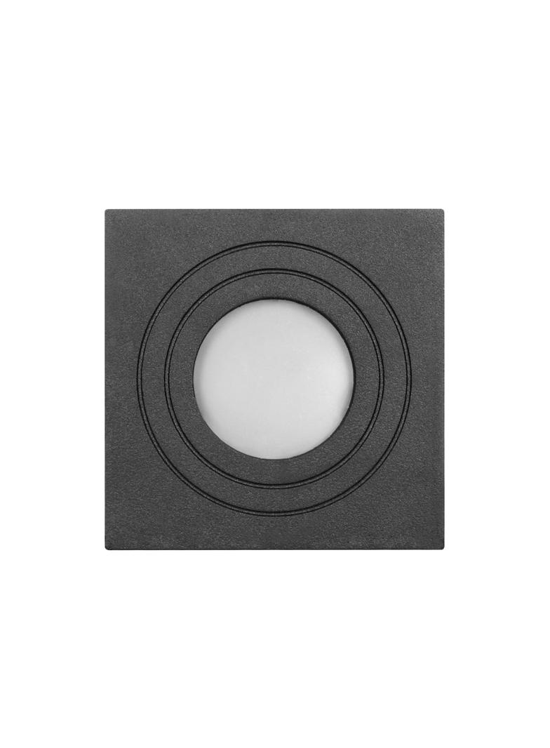 MEGY DLS GU10 downlight max 50W, IP54, kwadrat, czarny, aluminium AD-OD-6143BGU10 ORNO