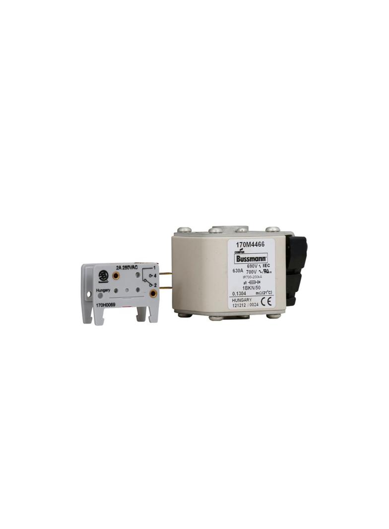 FUSE 630A 690V 1BKN/50 AR UC Wkładka szybka 630A AC 690V rozmiar 1 53x69x51 mm aR IEC UL, 170M4466 E