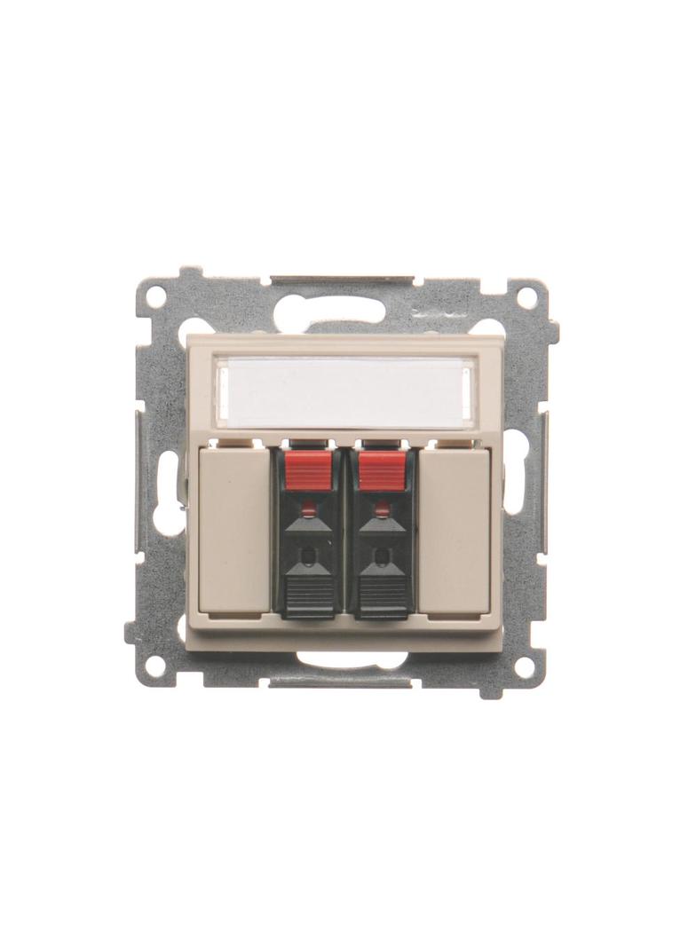 Simon 54 Gniazdo głośnikowe podw