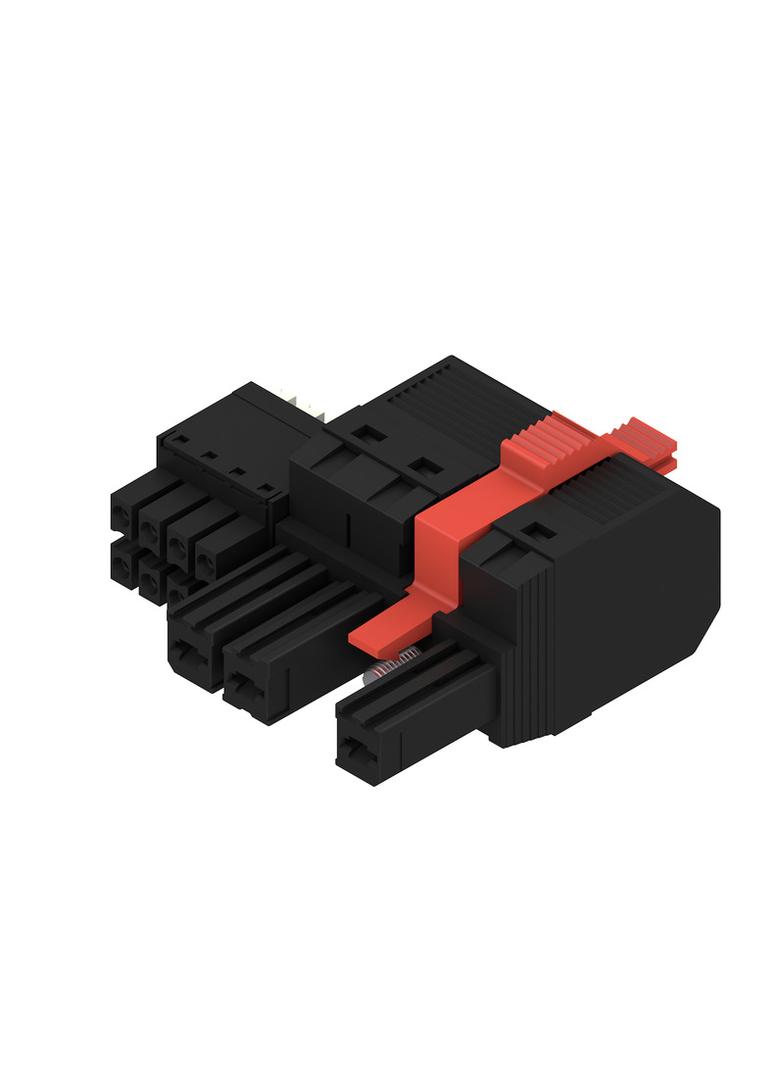 BVF 7.62HP/03/180MSF2 BCF/08R SN BK BX Złącze kablowe do płytek drukowanych115747000 /30szt./ WEIDMULLER