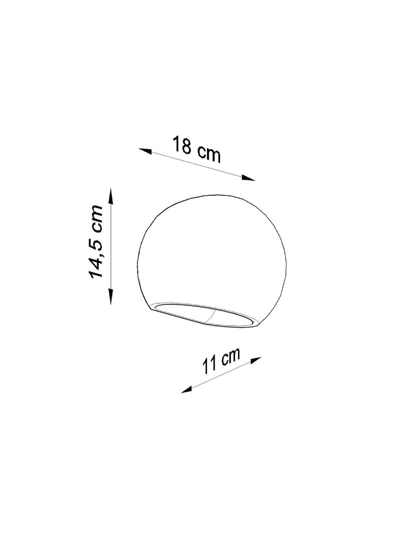 Sollux Kinkiet ceramiczny GLOBE SL.0032