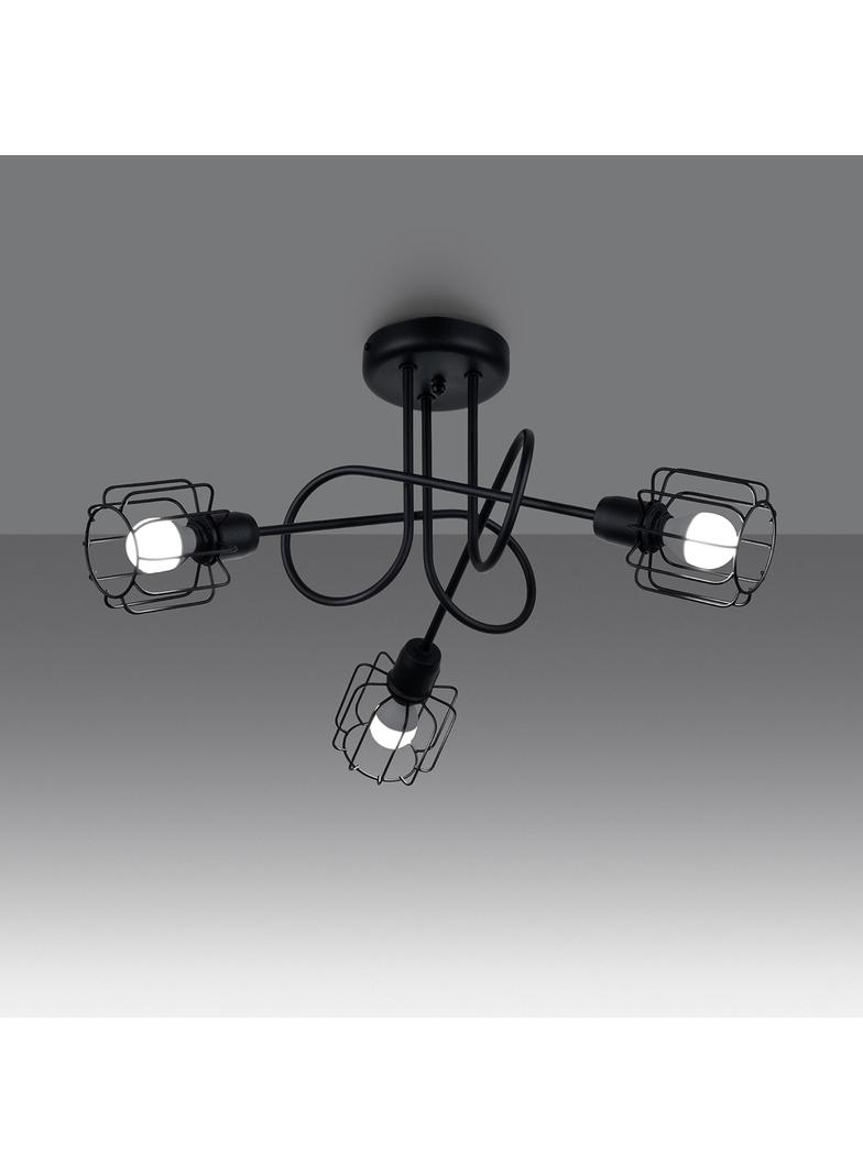 Sollux Żyrandol BELUCI 3S czarny SL.1118