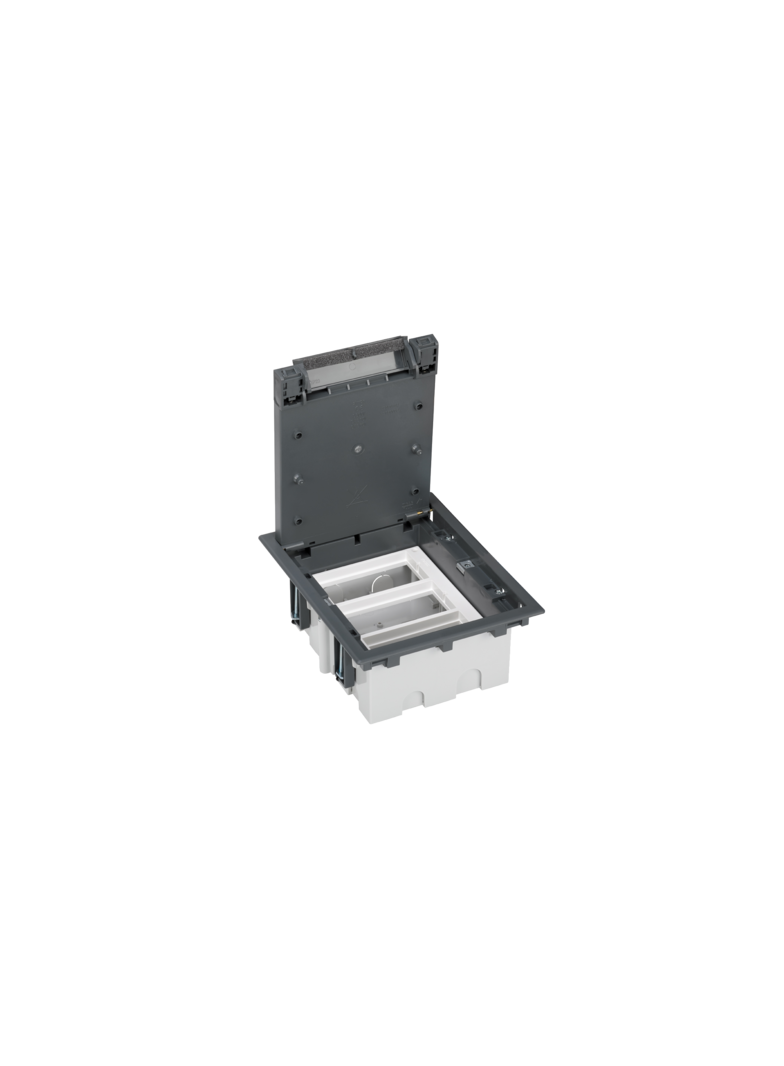 Simon Connect Puszka podłogowa S500 3-modułowa 6x K45 gł. 93mm szary 52050103-035 KONTAKT