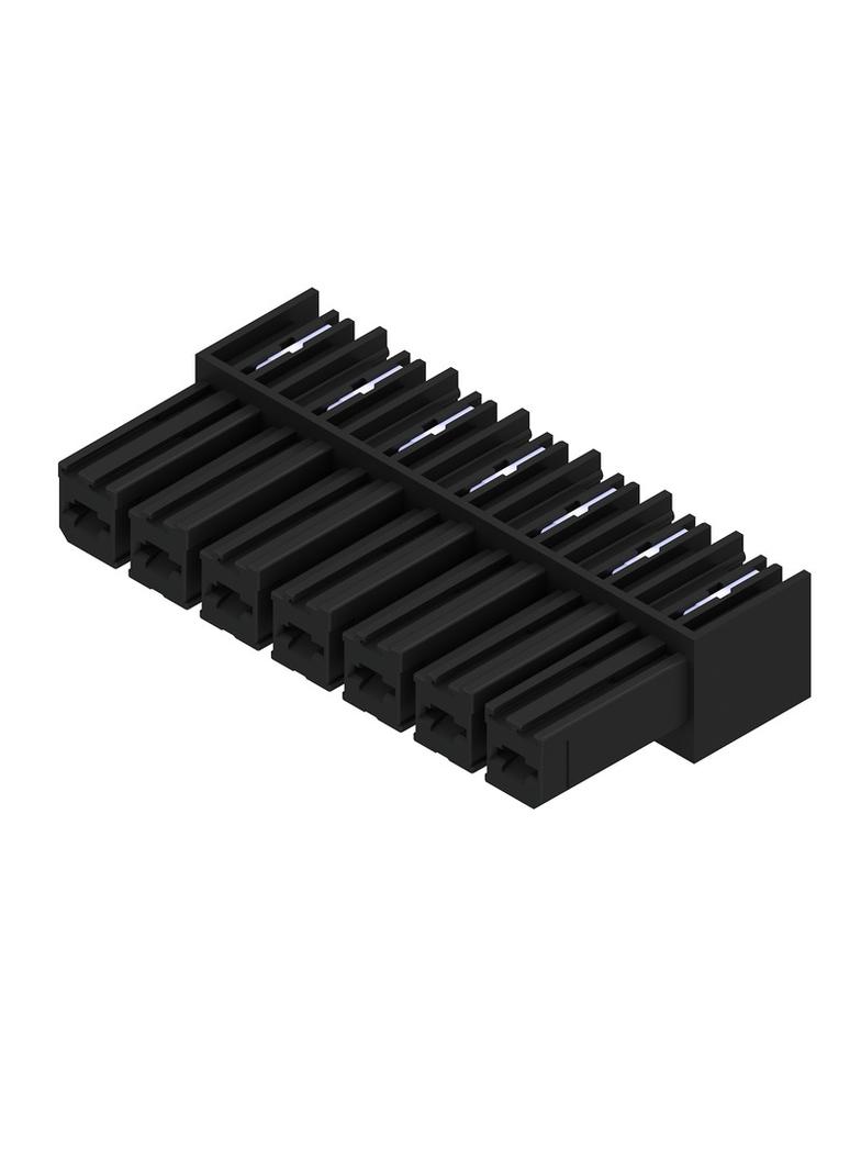 BVL 7.62HP/07/90 3.5SN BK BX Wtyk PCB (złącze wiązki), 7.62 mm, Liczba biegunów: 7, kąt odejścia: 90° /50szt./ 1928330000 WEIDMÜLLER