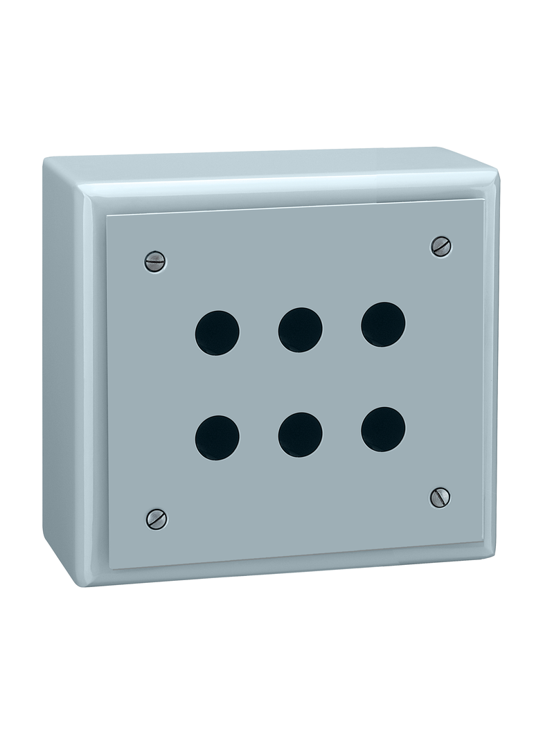 Harmony XAP Pusta obudowa stacji sterującej XB2 S stop aluminium 6 otworów w 3 kolumanch