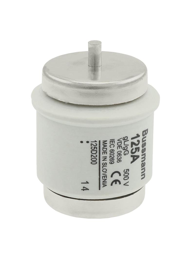 FUSE 125 DV GG 500VAC TIME DELAY Wkładka DV 125A GG 500VAC E200 125D200 EATON